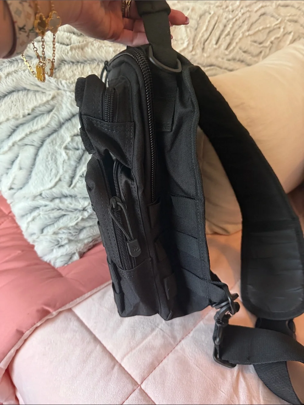 Tactical Black Men's 🎒 backpack - Compact Utility Carry